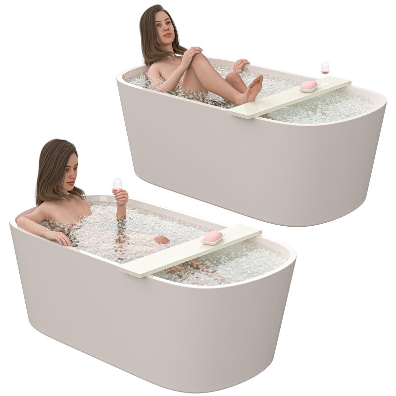 Woman in Bathtub for 3 poses - Image 3