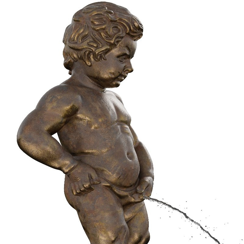 Manneken Pis Statue of a Boy Peeing - Image 3