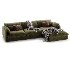 Unwind Modular 3 Piece Slipcovered Chaise Sectional Sofa - Thumbnail 1