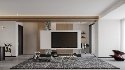 Modern living room and dining room interior scene - Thumbnail 3