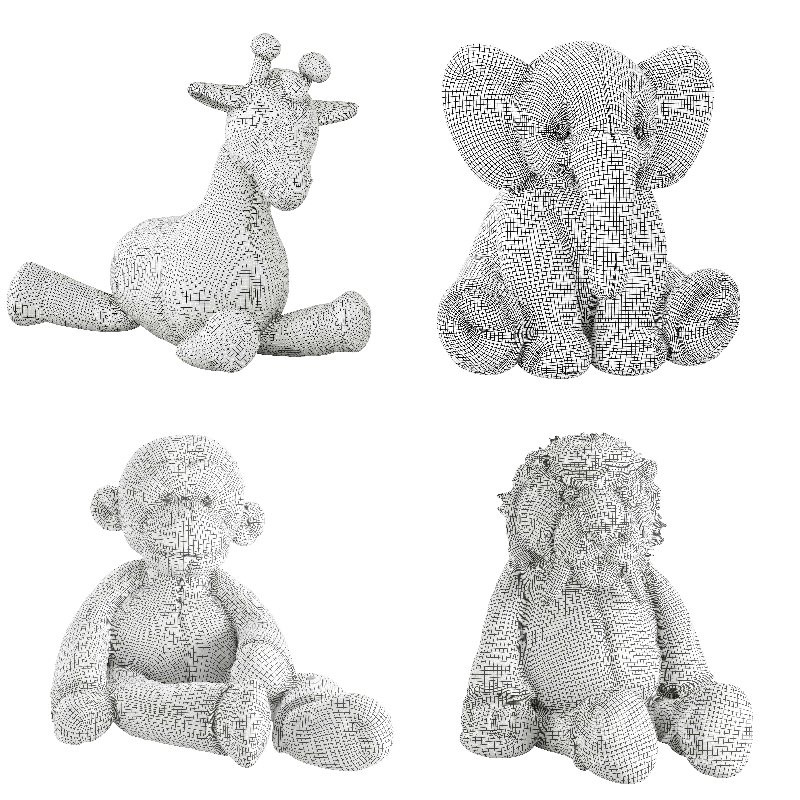 Plush Toys Set 01 - Image 4