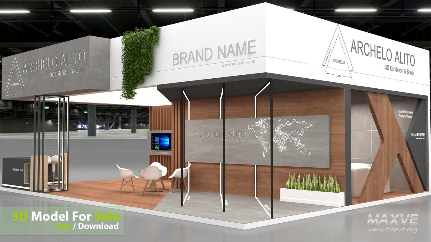 exhibition 3d model - Image 2