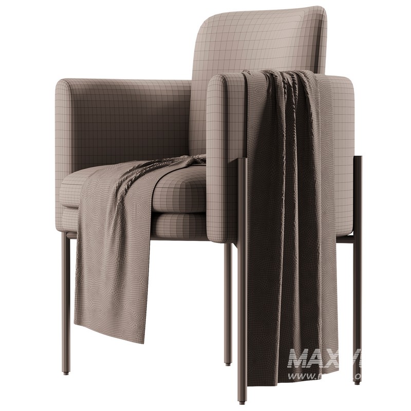 Richie Dining Armchair – Black - Image 3
