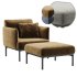 Penn Chair and Ottoman Set - Thumbnail 5