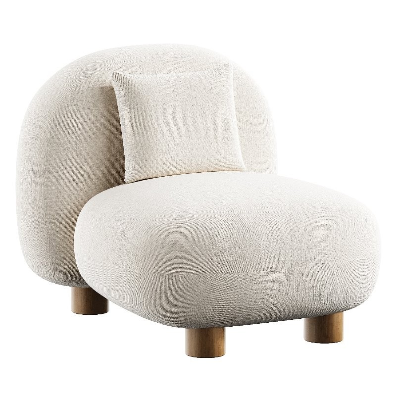 keny wine boucle armchair - Image 6