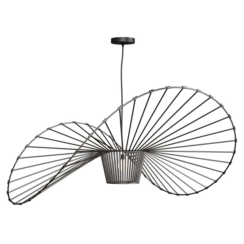 Handmade Bamboo Woven Vertigo Pendant Lamp Light - Image 6