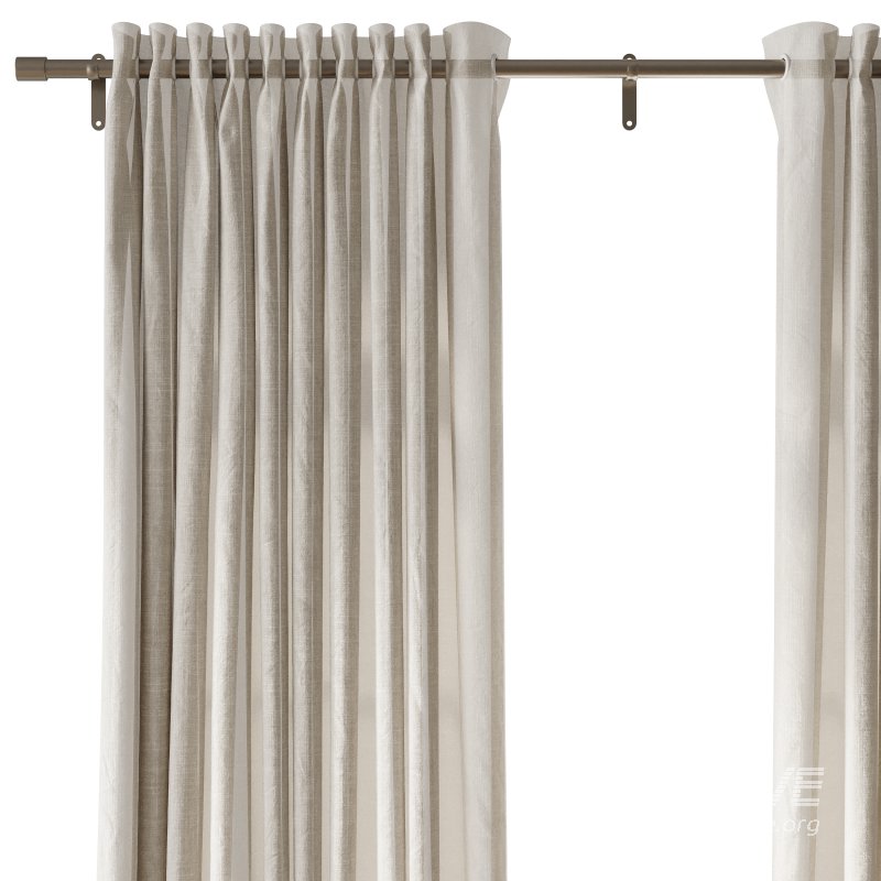 Japandi Linen Blackout Curtains - Image 2
