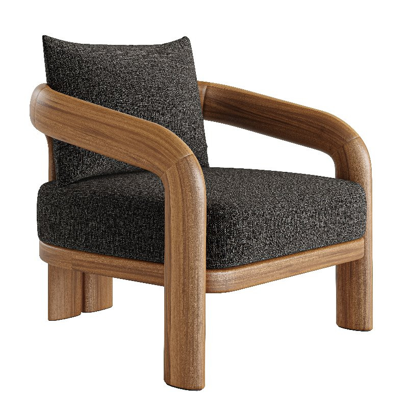 Chloe Teak Lounge Chair - Image 3