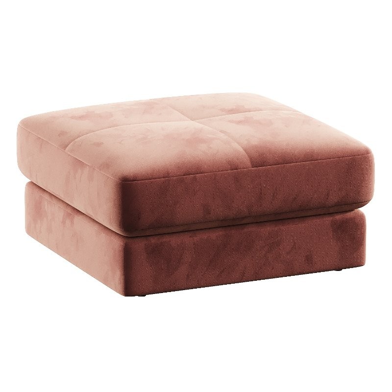 leonard pouf brown - Image 1