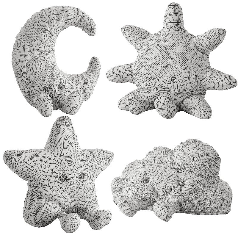 Plush Toys Set 03 - Image 4