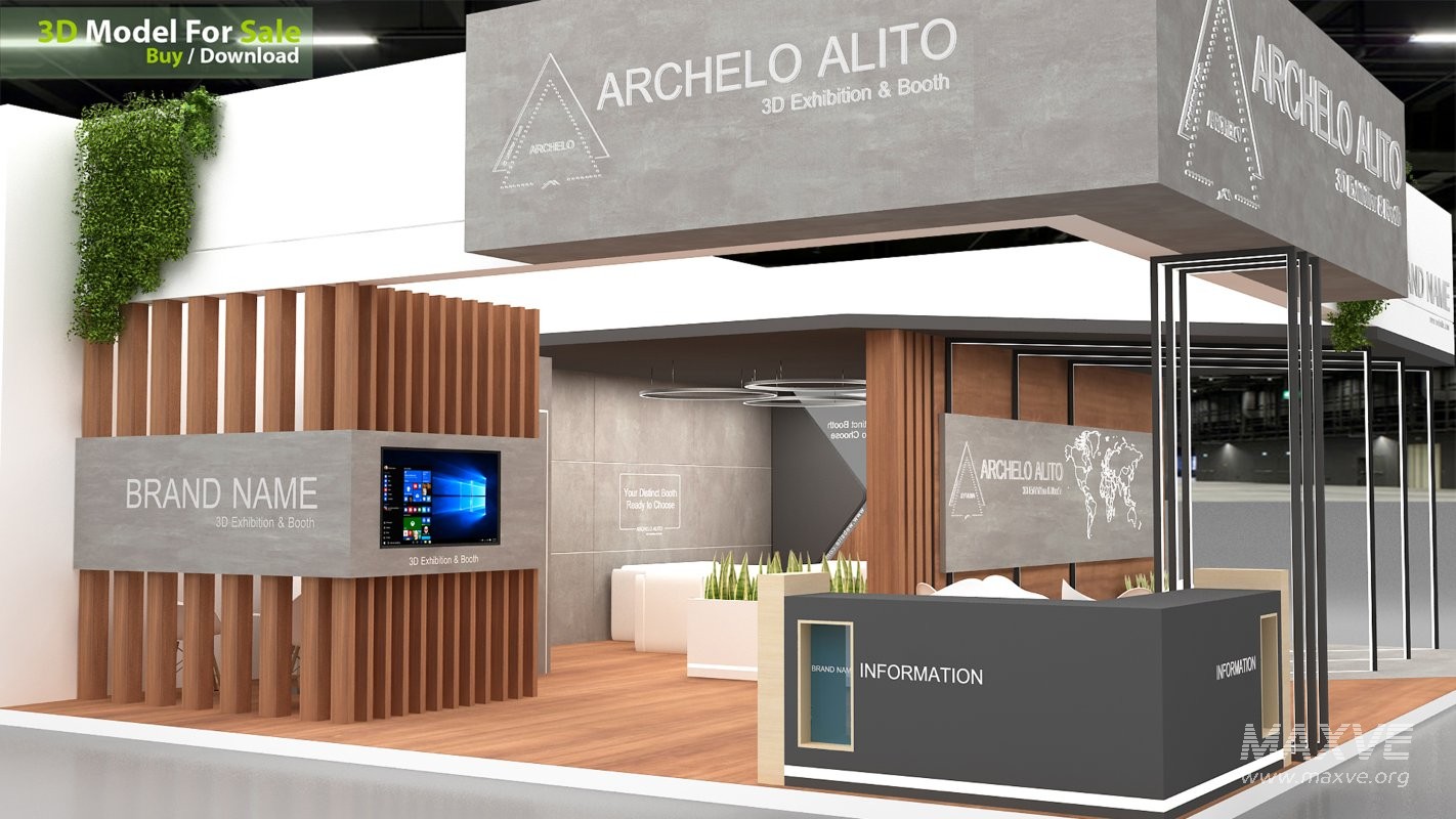 exhibition 3d model - Image 4