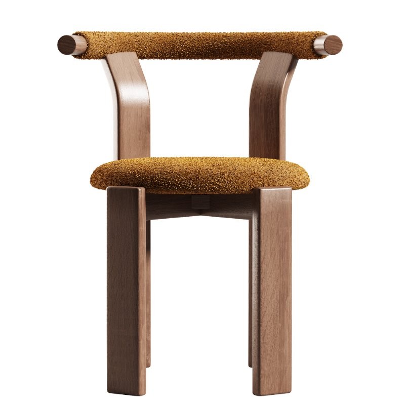 Pair of Zita Dining Chair Boucle - Image 3