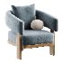 kavala teak lounge chair - Thumbnail 5
