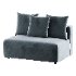 voltaire black mini sofa - Thumbnail 5