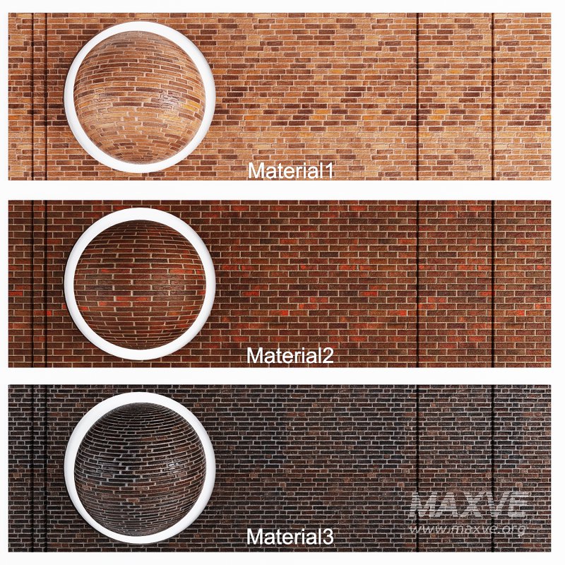 Brwon Brick Wall - Image 1