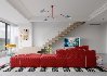 Modern living room and dining room interior scene - Thumbnail 2