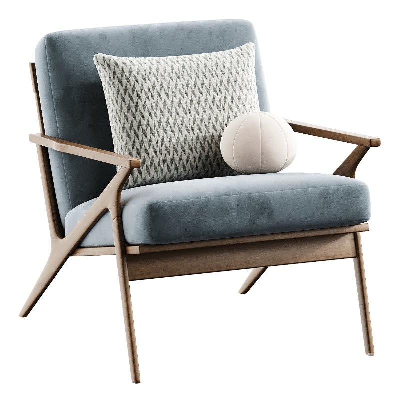 cavett wood frame chair - Image 5