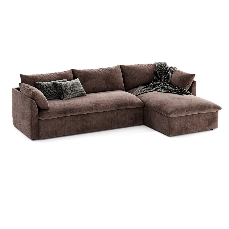 Shelter 2 Piece Sleeper Sectional Storage Chaise - Image 1