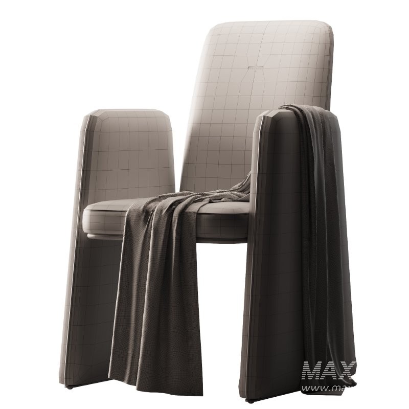 HOTHING YUPPIES Leather chair with armrests - Image 5