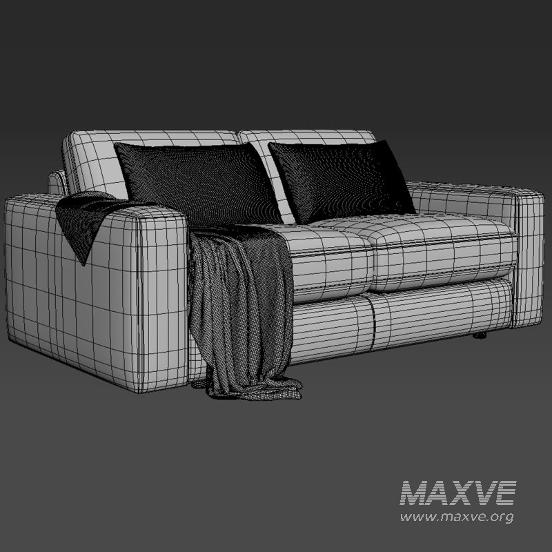 Kipton Wide Arm Nubuck Leather Sofa 211 By Arhaus - Image 4