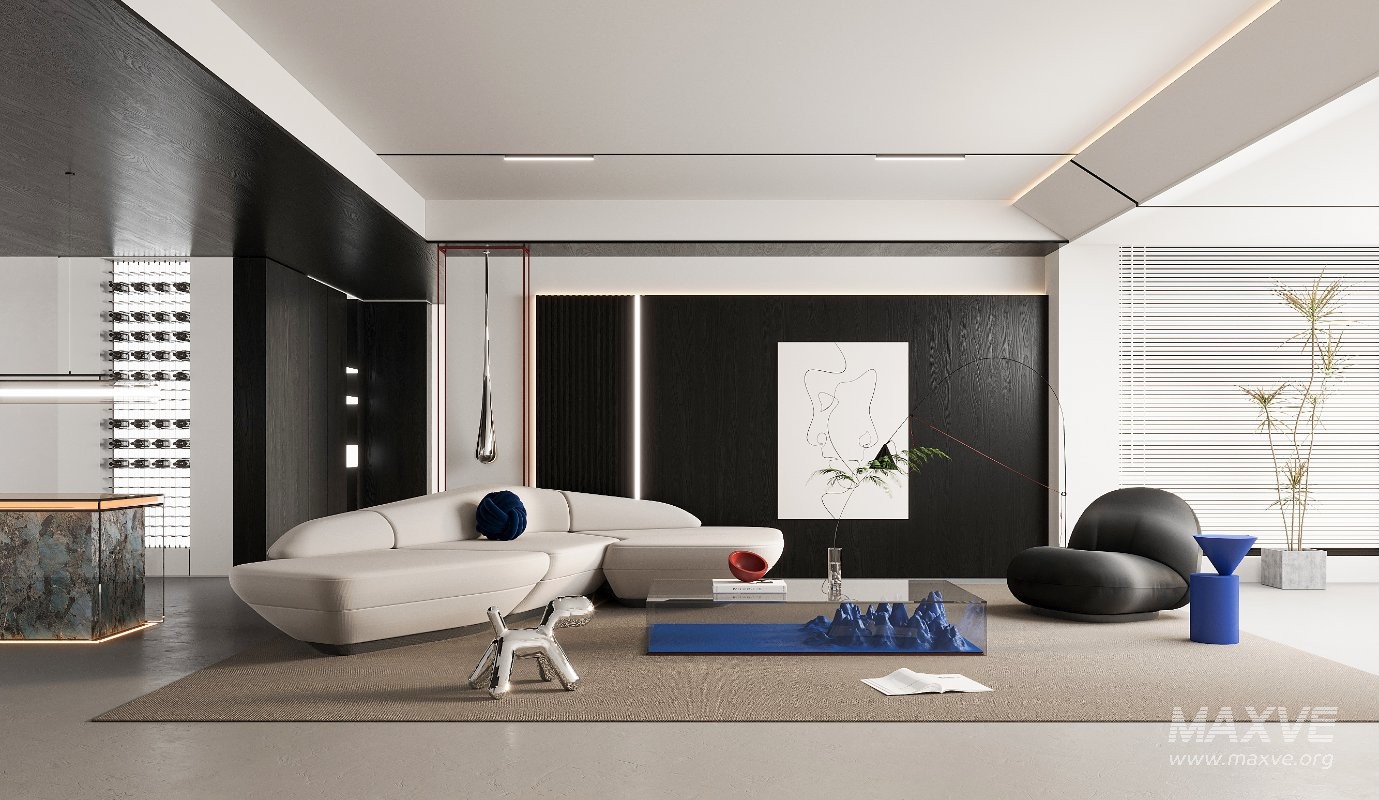modern living room - Image 1