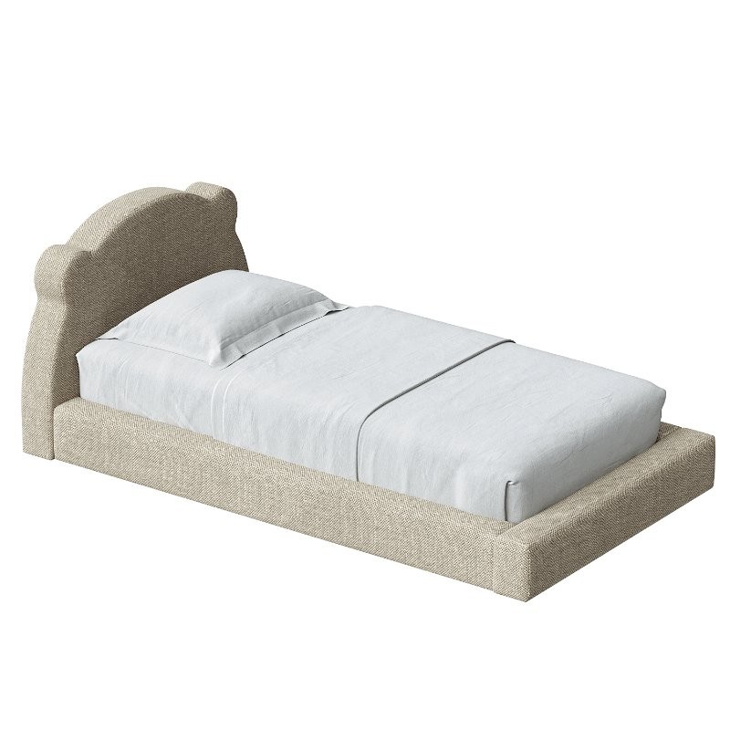 Little Bear Cream Bed - Image 1
