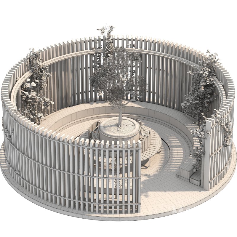 Wooden Garden Pod 02 - Image 1