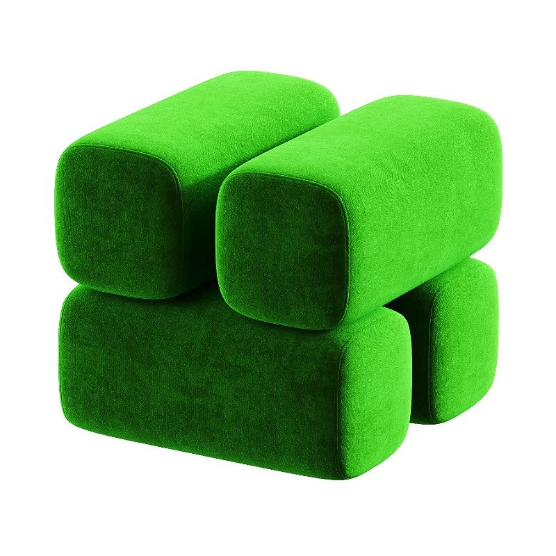 drova 4 pouf - Image 1