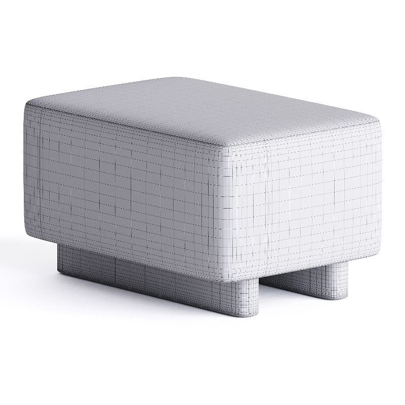 dual 2 pouf 3D model Maxve