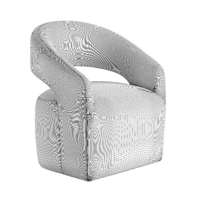 Barrow Rolling Dining Chair White Mist - Image 6