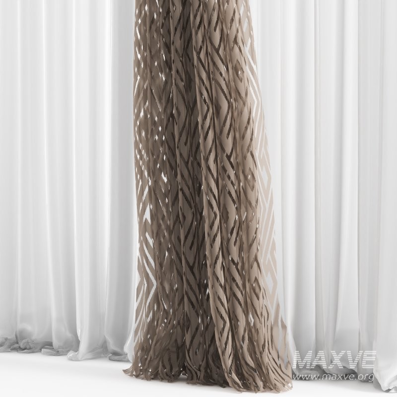 Silk and Cotton Curtain Set 90 - Image 3