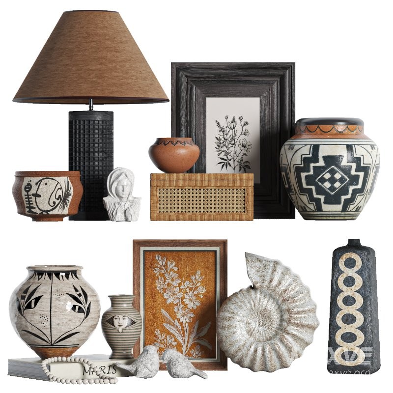 Vintage Decorative set_05 - Image 1
