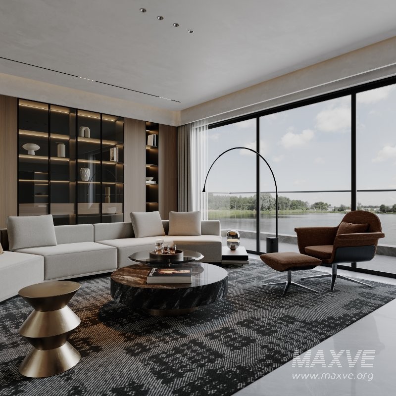 Modern living and dining room - Image 5