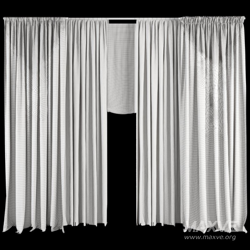 Silk and Cotton Curtain Set 91 - Image 4