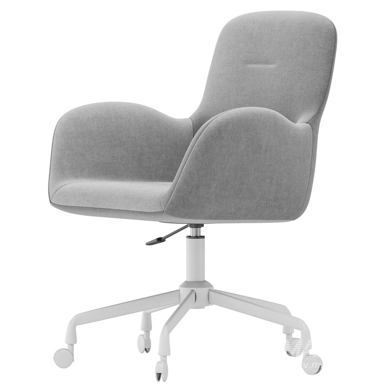 Office chair Frey Textile Beige - Image 3