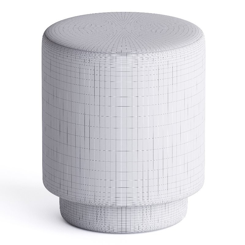 wow 327 pouf - Image 1