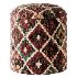 Kilim Rug Pouf Ottoman - Thumbnail 1