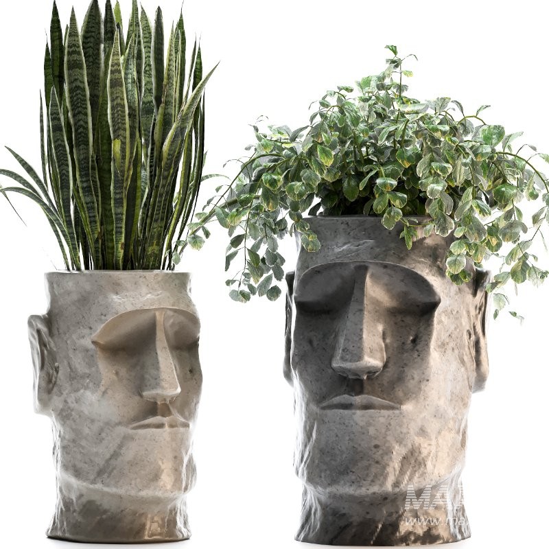 Easter Island Planter 02 - Image 2