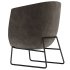 cleo metal soft armchair lounge high backrest - Thumbnail 1