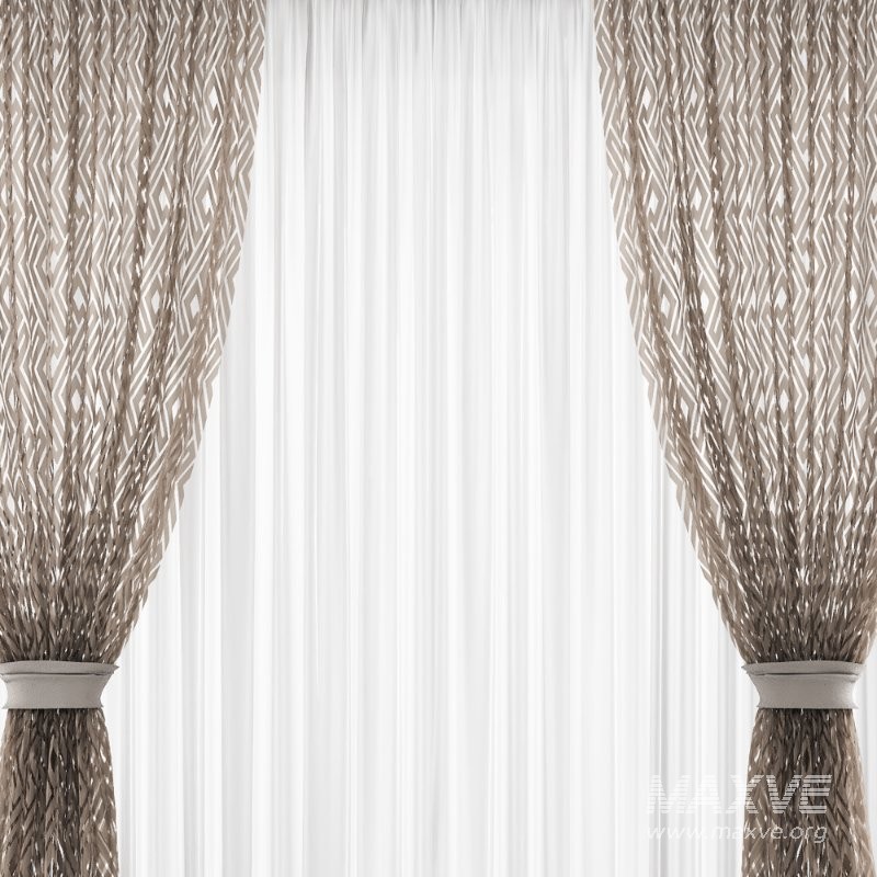 Silk and Cotton Curtain Set 90 - Image 2