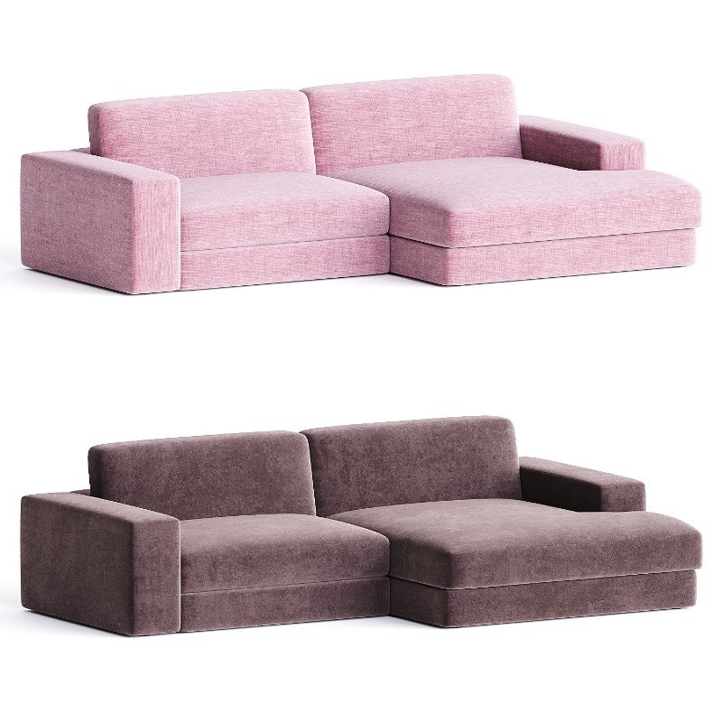 leonard pink sofa - Image 3