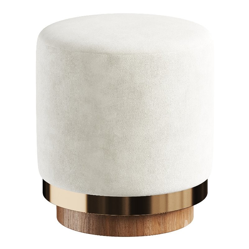 stool red pouf - Image 3