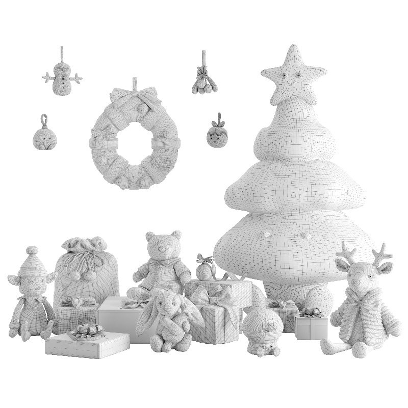 Plush Toys Set 23-Christmas - Image 3
