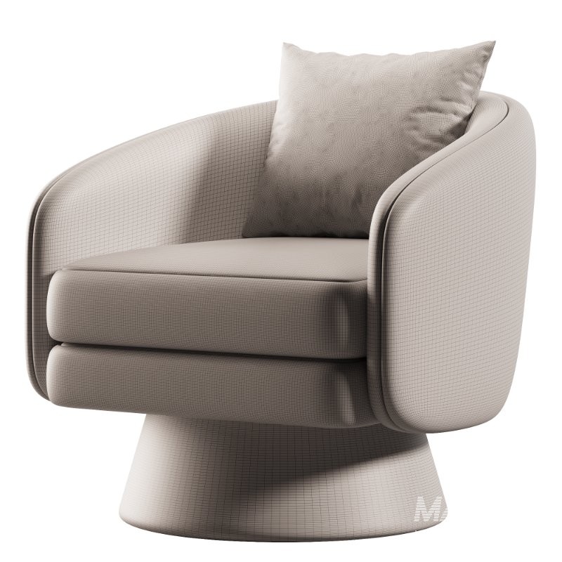 ROCITY Barrel Swivel Accent Chair - Image 3