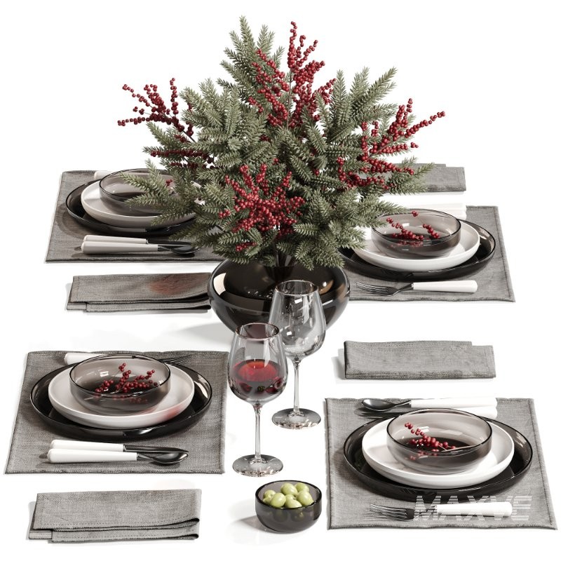 Winter Berry Dining Set28 - Image 1