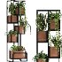 Metal and Wood Plant Stand 02 - Thumbnail 5
