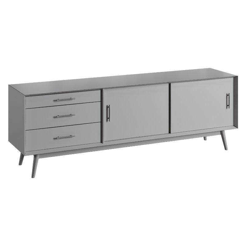 Mid-Century Media Console - Image 3