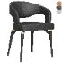 Liliana Armrest Leather Dining Chairs - Thumbnail 1