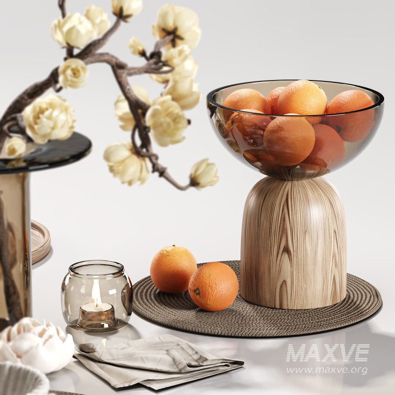 Amber Serenity Dining Composition 28 - Image 3