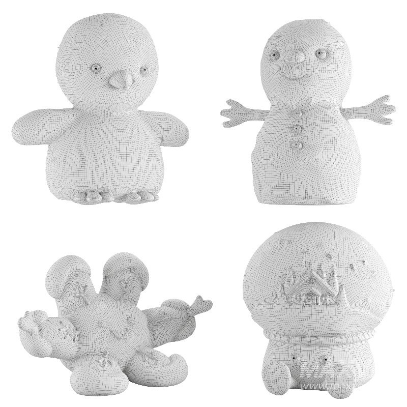 Plush Toys Set 18-Christmas - Image 4